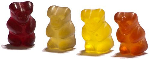 Fruchtsaftbären, 100 Gramm