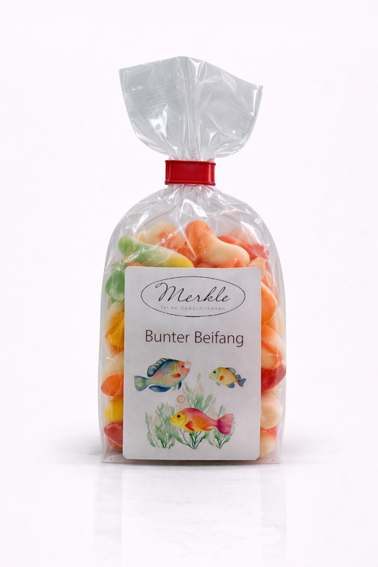 Bunter Beifang Fruchtgummi, 100 Gramm