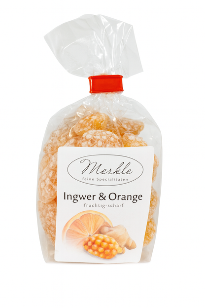 Ingwer & Orange Bonbons - handgemacht