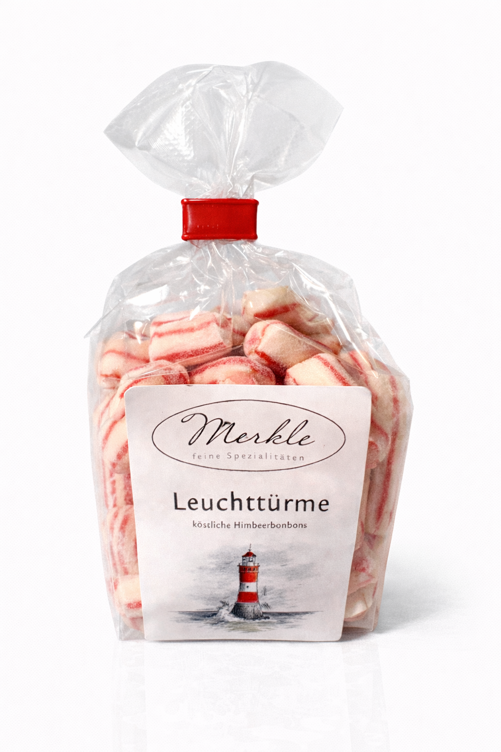 Leuchttürme - Himbeere-Sticks Bonbons - handgemacht