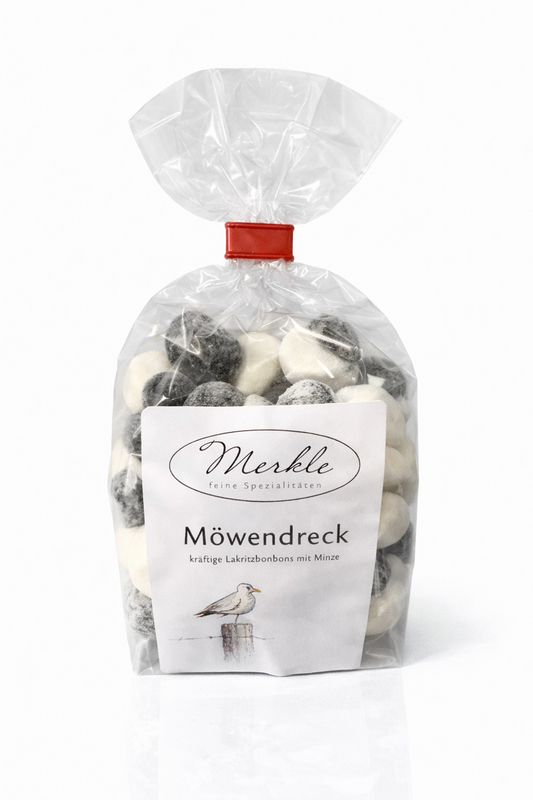 Möwendreck - Lakritz & Pfefferminze Bonbons - handgemacht