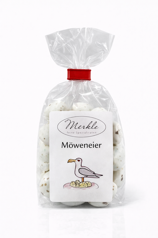 Möweneier (dragiertes Marzipan), 100 Gramm