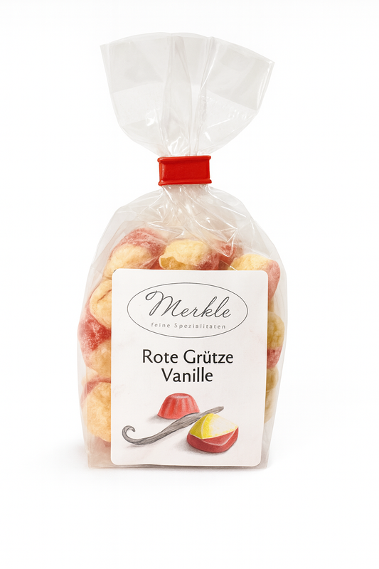 Rote Grütze & Vanille Bonbon - handgemacht