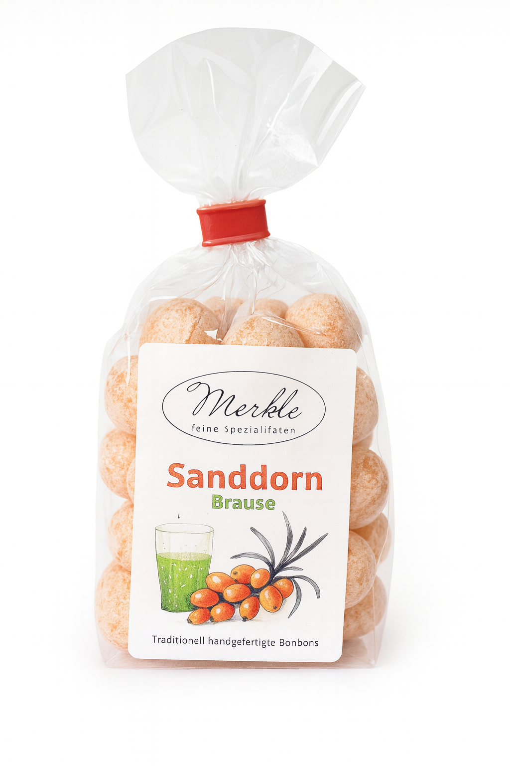 Sanddorn & Brause Bonbons - handgemacht