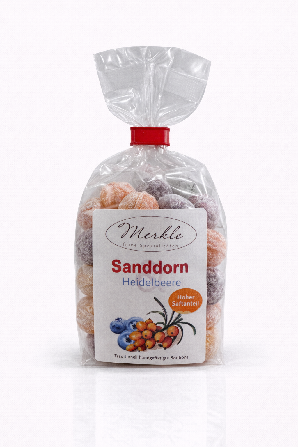 Sanddorn & Heidelbeere Bonbons - handgemacht