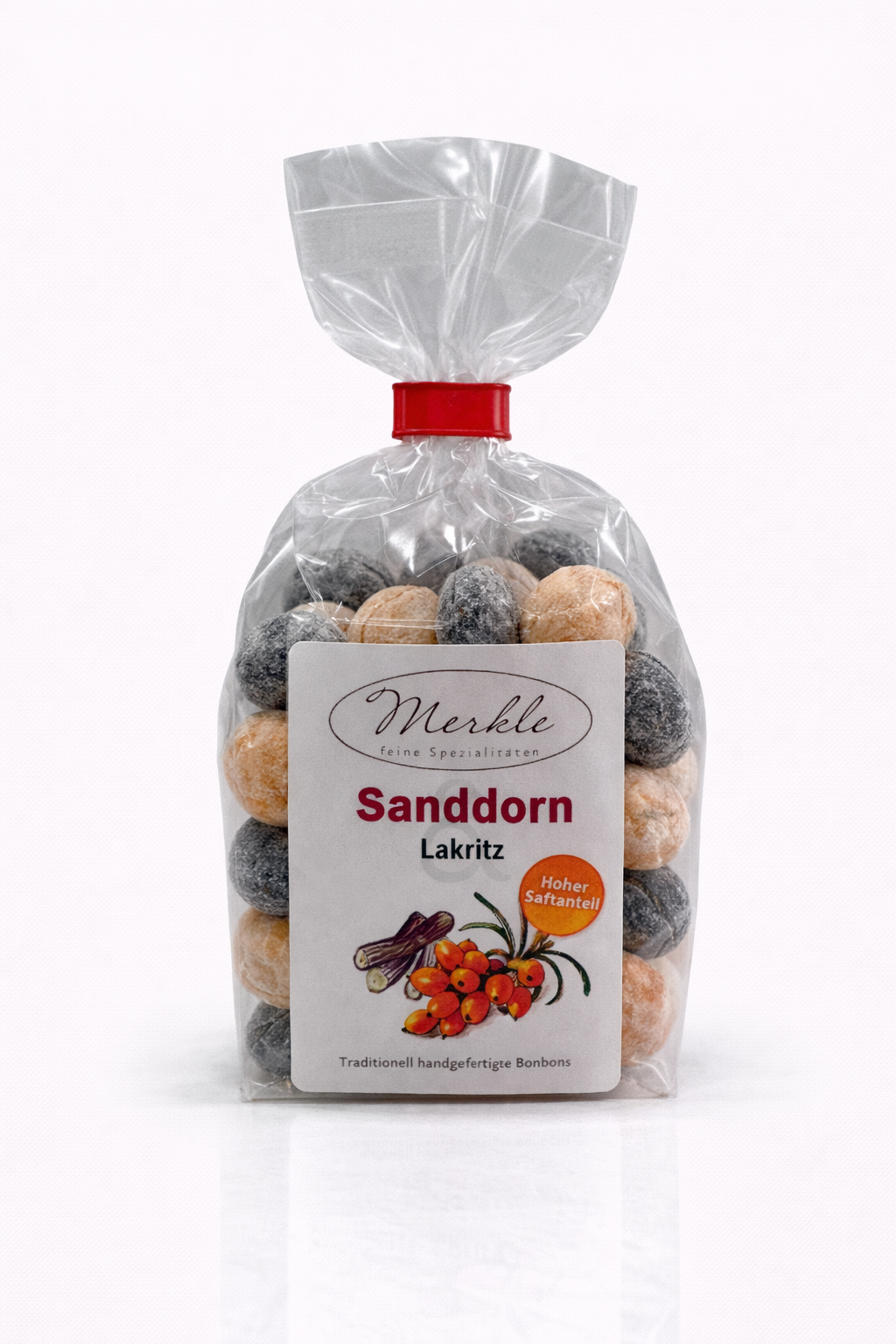 Sanddorn & Lakritz Bonbons - handgemacht