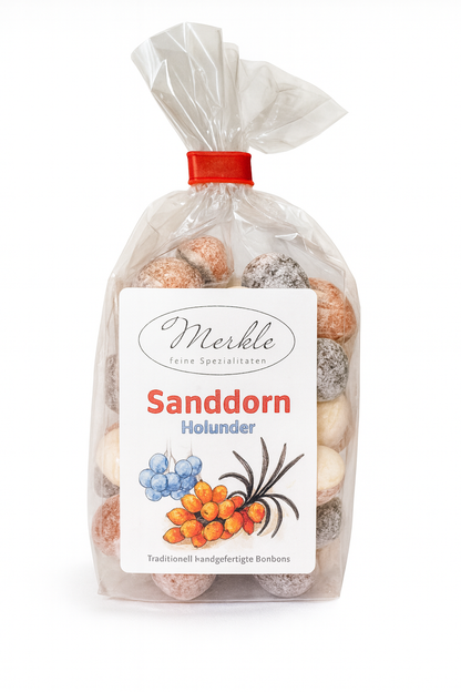 Sanddorn & Holunder Bonbons - handgemacht