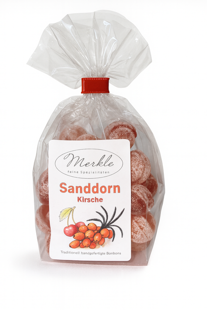 Sanddorn & Kirsche Bonbons - handgemacht