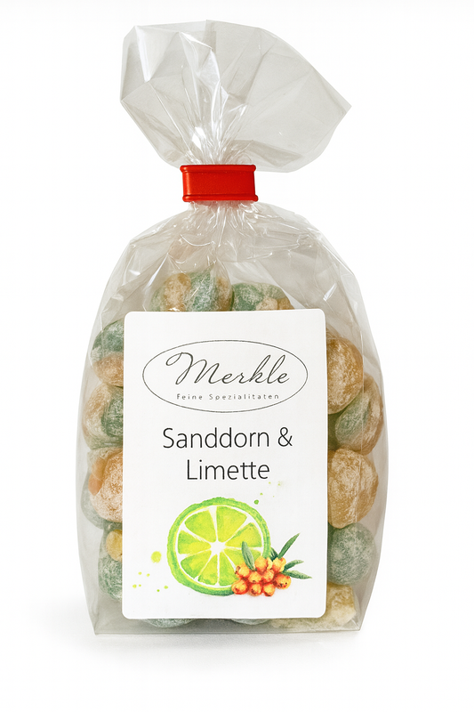 Sanddorn & Limette Bonbons - handgemacht