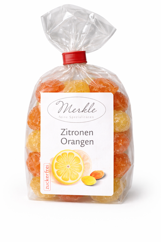 Zitrone & Orange Bonbon zuckerfrei - handgemacht